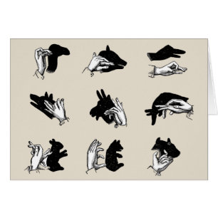  handpalmspelen voor de schaduw van de hand