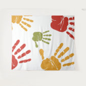 handpalmverf wandkleed (Voorkant (horizontaal))