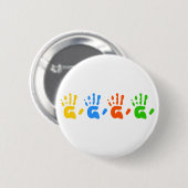 HandPrints Ronde Button 5,7 Cm (Voorkant /achterkant)