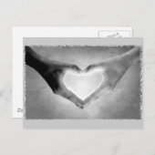 Hands B&W foto Briefkaart (Voorkant / Achterkant)