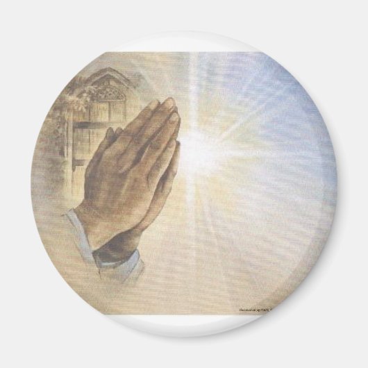 Hands bidden magneet (Voorkant)