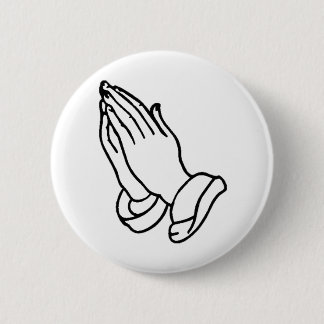 Hands bidden ronde button 5,7 cm