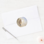 Hands bidden ronde sticker (Envelop)
