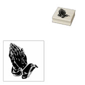 Hands bidden rubberstempel (Gestempeld)