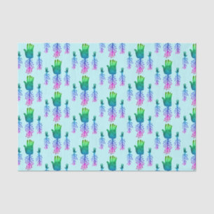 Hands Boho Mystical Rainbow Pattern Gift Tissuepapier