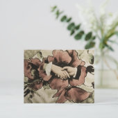 Hands die de  Magic Lantern Slide van Hands aanrak Briefkaart (Staand voorkant)