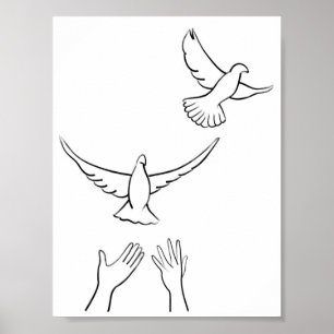 Hands die Doves vrijgeven Poster