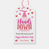 Hands Down CadeauLabel, Valentijnsdag Soap CadeauL Cadeaulabel (Voorkant)