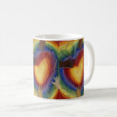 Hands- en hartdiversiteit Love Art Custom Coffee C Koffiemok (Voorkant rechts)