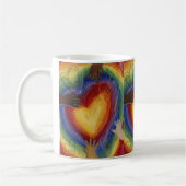Hands- en hartdiversiteit Love Art Custom Coffee C Koffiemok (Links)
