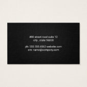 Hands- en hartpictogram | Achtergrond zwart-wit Visitekaartje (Achterkant)