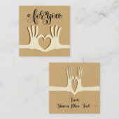 Hands- en hartstilstand Visitekaartje (Voorkant / Achterkant)