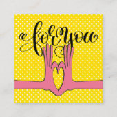 Hands- en hartstilstand Visitekaartje (Voorkant)