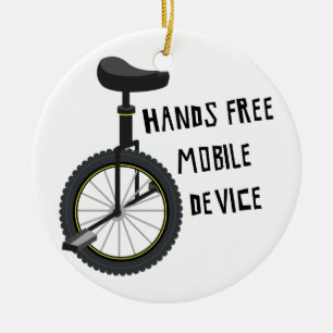 Hands Free Mobile Device Keramisch Ornament