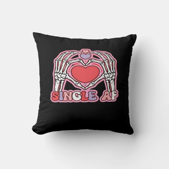 Hands Halloween Classic – Spooky Skeleton Design Kussen (Voorkant)