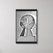 Hands helpen canvas afdruk (Voorkant)