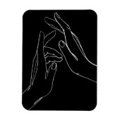 Hands helpen magneet (Verticaal)