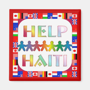 Hands Helping Haiti Magnet Magneet