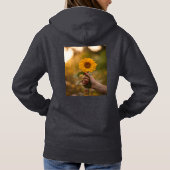 Hands Holding a Flower femmes design sweat - shirt (Dos)