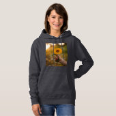 Hands Holding a Flower femmes design sweat - shirt (Devant entier)