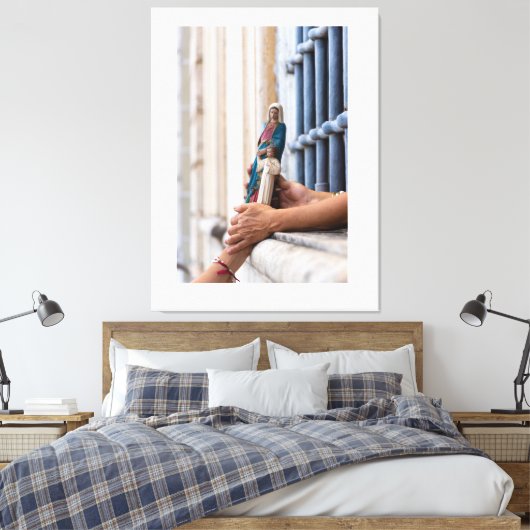Hands of Devotion Canvas Afdruk (Insitu (Slaapkamer))