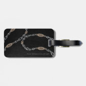 HANDS OFF bagagelabel met luxe verrassing (Achterkant horizontaal)