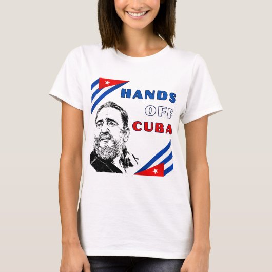 Hands Off Cuba T-shirt (Voorkant)