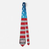 Hands Off I'm w / Her Trans Rights Amerikaanse gli Stropdas (Voorkant)