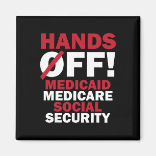 Hands Off Medicaid Medicare Social Security Trump Magneet
