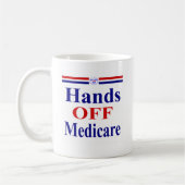 Hands Off Medicare Koffiemok (Links)