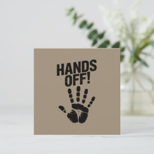 Hands Off Mijn Land Mijn Lichaam Medicare Politiek Kaart