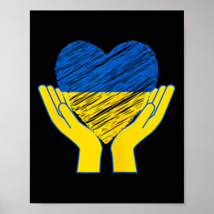 Hands Off Ukraine In Oekraïense Betoging Tegen Put Poster