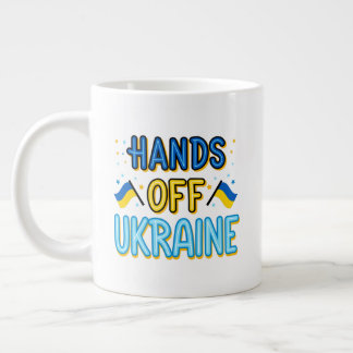 Hands Off Ukraine Specialty Jumbo Mok