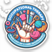 Hands-on therapie - Occupational Therapy Sticker (Voorkant)