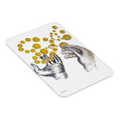 Hands Outstretched with Golden Globes Magneet (Rechterzijde)