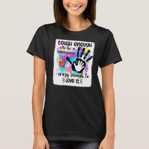 Hands Paraprofessional-waardering terug naar Schoo T-shirt