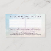 Hands Reiki Symbool in Lotus-tekening hellen Visitekaartje (Achterkant)