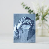 Hands Studie met Bijbel - Durer Briefkaart (Staand voorkant)