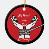 Hands Tied Thunder_Cove Keramisch Ornament (Voorkant)