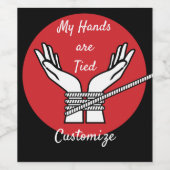 Hands Tied Thunder_Cove Wijn Etiket (Enkel label)