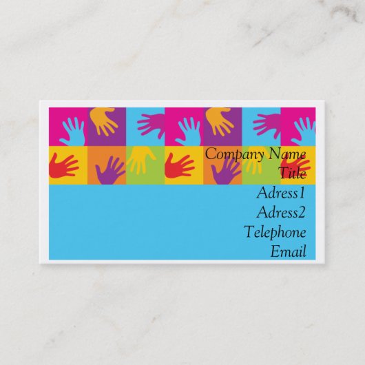 Hands Visitekaartjes (Voorkant)