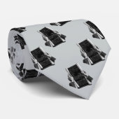 Hands w architecturale blauwdrukken,  Business Stropdas (Opgerold)