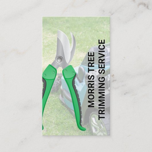 Handschaar | Grasmaaier Visitekaartje (Voorkant)