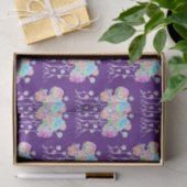 Handschilderen - Abstracte structuurgroep 4 Tissuepapier (Geschenk)