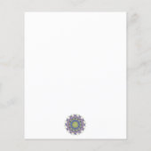 Handschilderend Mandala Klock Face 2 (Achterkant)