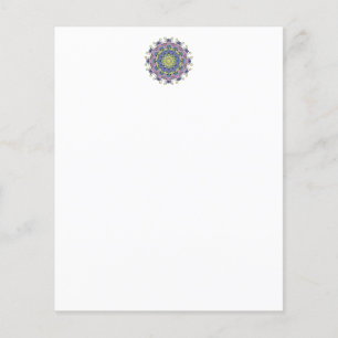 Handschilderend Mandala Klock Face 2