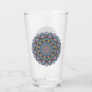 Handschilderend Mandala Klock Face 3 Glas