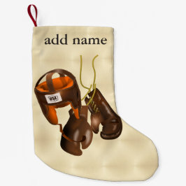 handschoenen en helmet kleine kerstsok