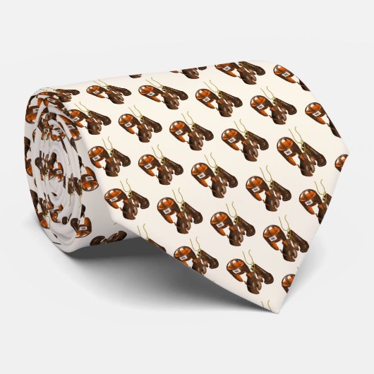 handschoenen en helmet stropdas (Opgerold)