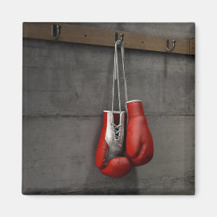 Handschoenen hangen in wisselruimte magneet